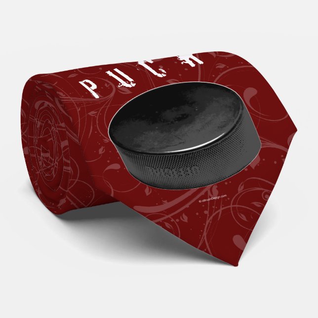 Corbata PUCK (Hockey) (Enrollado)