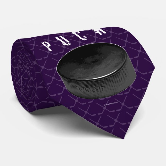 Corbata PUCK (Hockey) (Enrollado)