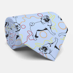 Corbata Pug Juguetón