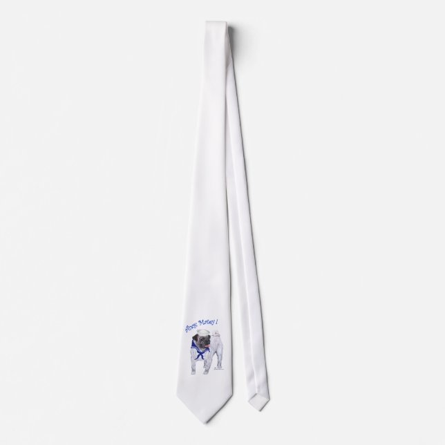 Corbata Pug Marinero (Anverso)