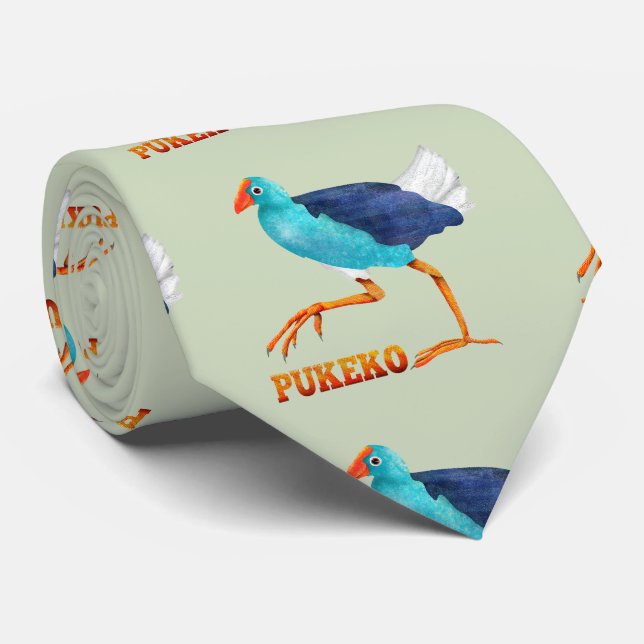 Corbata Pukeko (Enrollado)