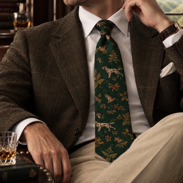 Corbata Puntero de becada Old Money Bosque de otoño (Subido por el creador)