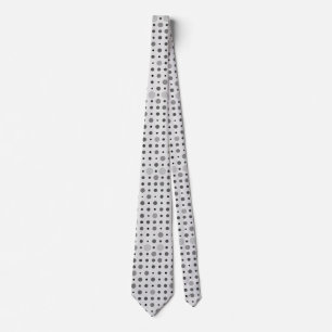 Corbata Punto Polka 01.BG Gris OffWhite