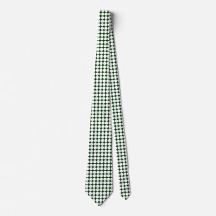 Corbata Puntos blancos - Verde oscuro