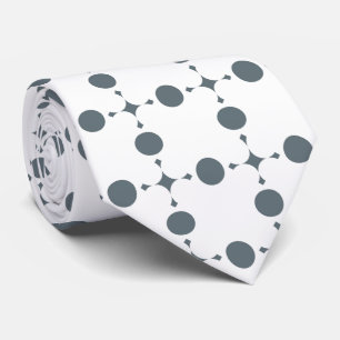 Corbata Puntos de Polka Gris, Patrón De Punto De Polka, Pu
