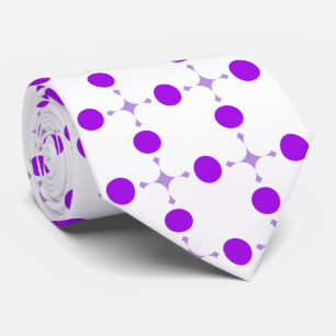 Corbata Puntos de Polka Púrpura, Patrón De Punto De Polka,