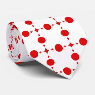 Corbata Puntos de Polka Rojo, Patrón de Punto de Polka, Pu