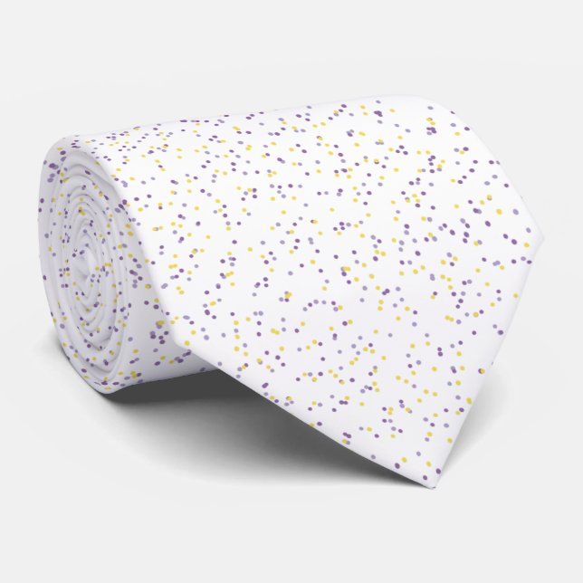 Corbata Puntos Específicos de Lavender Lemonade (Enrollado)