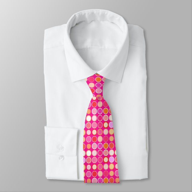 Corbata Puntos modernos de los mediados de siglo - de (Atado)