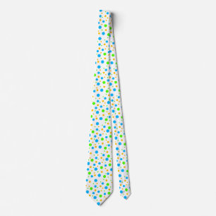 Corbata Puntos Neon