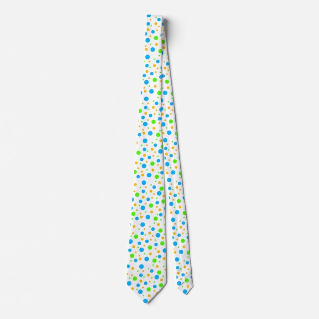 Corbata Puntos Neon (Anverso)