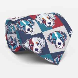 Corbata Puppy Pattern Necl