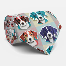 Corbata Puppy Pattern Necl