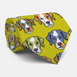 Corbata Puppy Pattern Necl