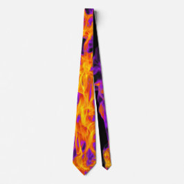 Corbata Purple Flame | Modern Abstract Energy Design