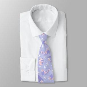 Corbata Purple Periwinkle Red Panda Cute Animal