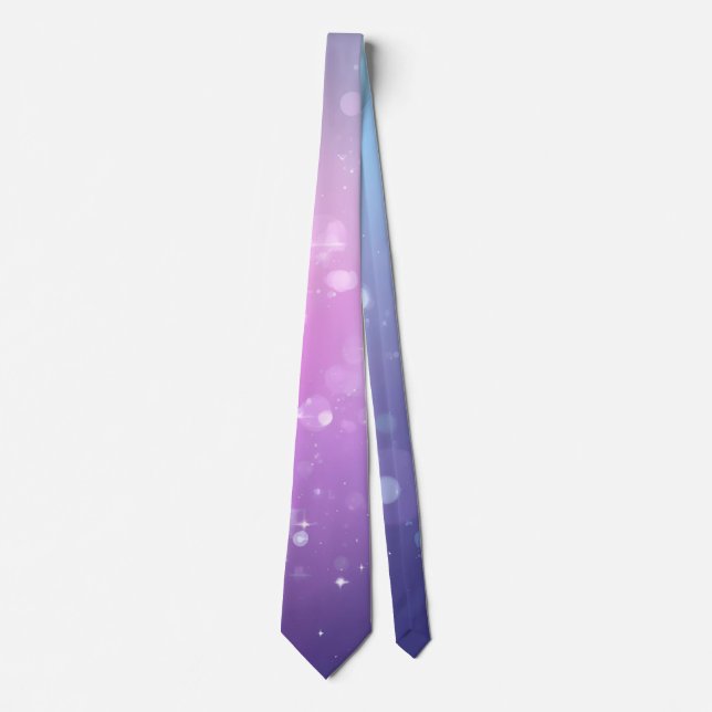 Corbata Purple Space (Anverso)