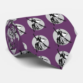 Corbata Púrpura Balobo Dancing Tie