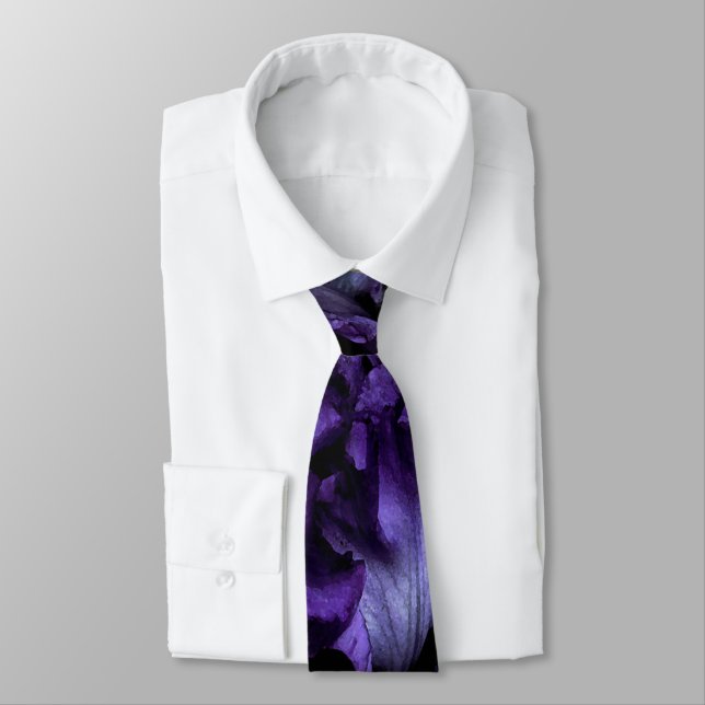 Corbata Púrpura Iris Regular Tie (Atado)