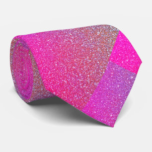 Corbata Púrpura rosa Patrones Purpurina Purpurinoso Regalo
