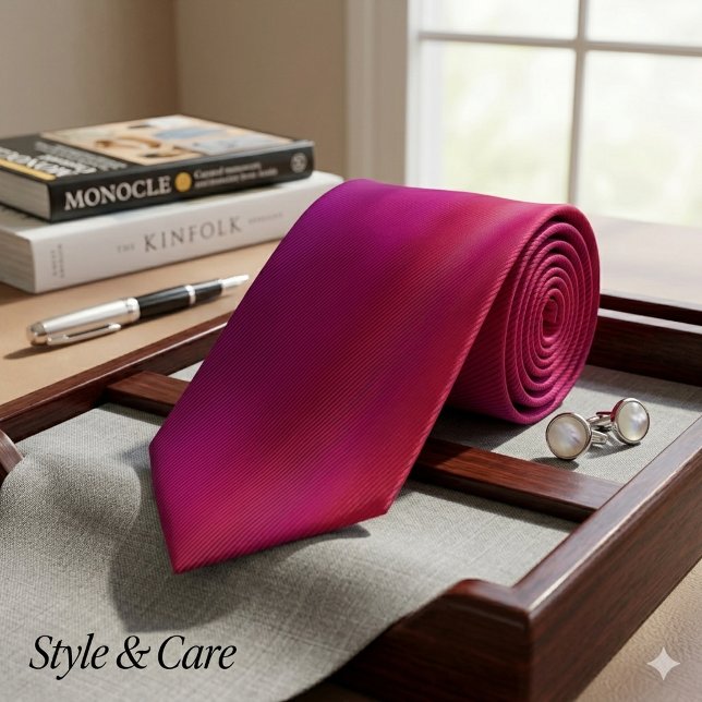 Corbata púrpura única con fondo suave (Unique Purple neck tie with Smooth Background)