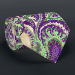 Corbata Púrpura y Lime Paisley Boda Tie<br><div class="desc">Fiesta de la Fiesta de la Boda Púrpura y Verde Mehndi India Paisley Vintage Peacock para los chicos. Padre de la Novia, Padre de Groom, Groomsman, Mejor Hombre y Groom. Naranja de coral de frambuesa rosa y diseño Boda de paisley retro amarillo. Vintage Inspiración Paisley Estética Mehndi Indian Paisley Bodas...</div>