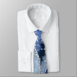 Corbata Purpurina de Agate Azul del Océano Zapata de Cuell<br><div class="desc">Purpurina de pato de pato azul oceánico - ideal para cualquier ocasión especial. Un regalo tan reflexivo para él.</div>