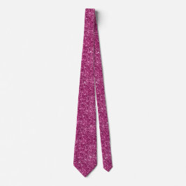 Corbata Purpurina de Magenta Oscuro y Lujoso