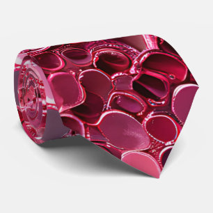 Corbata Purpurina De Nillo De Cuello De Secuencia Rosa