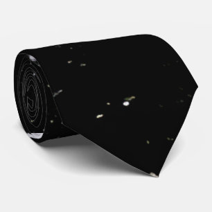 Corbata Purpurina Mínimo Negro Nata De Cuello