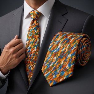 Corbata Purpurina Multicolor para Elegancia Festiva