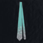 Corbata Purpurina Plateado, Ombre Desvanecido<br><div class="desc">Este diseño se creó a través del arte digital. Se puede personalizar haciendo clic en el botón personalizar y agregando texto, imágenes o eliminando imágenes al personalizar. Póngase en contacto conmigo en colorflowcreations@gmail.com si desea tener este diseño en otro producto. Compra mi pintura acrílica abstracta original para la venta en...</div>