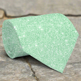 Corbata Purpurina plateado Textura verde brillante