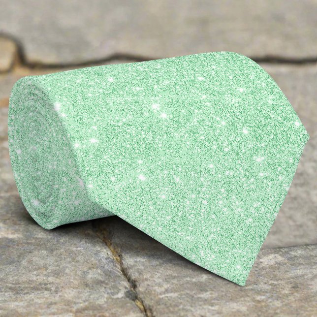Corbata Purpurina plateado Textura verde brillante (Subido por el creador)
