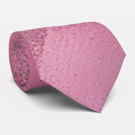Corbata Purpurina rosado secuenciando el dedo del cuello