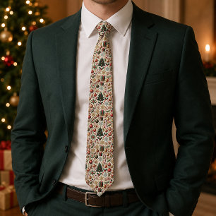Corbata Purpurina y Brillo