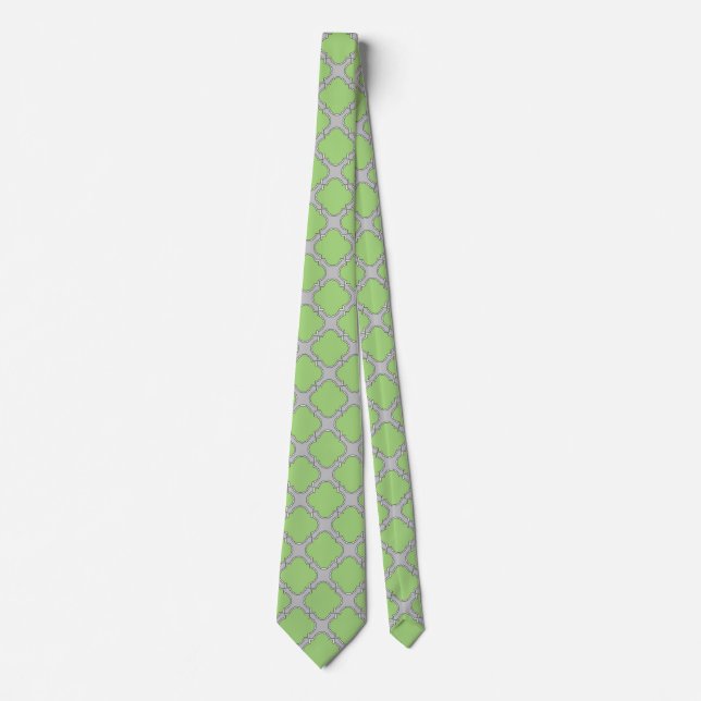 Corbata Quatrefoil verde (Anverso)
