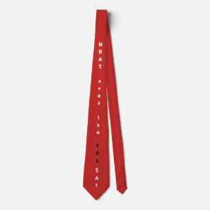Corbata ¿Qué Dice El Zorro El Fiesta De Tie?