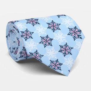 Corbata Que Nieva el cielo azul cielo de nieve de un solo