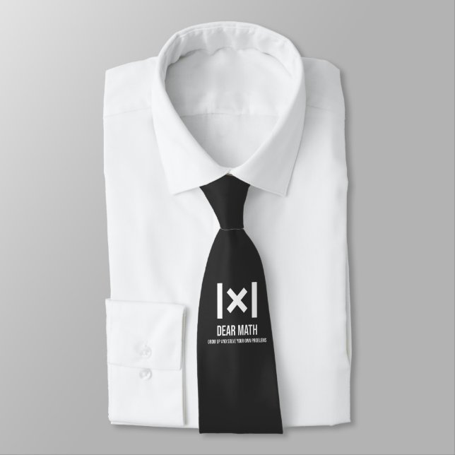 Corbata Querida Math Crecer Y Resolver Tu Propio Problema (Atado)