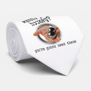 Corbata ¿Quiera jugar a hockey? ate (luz)