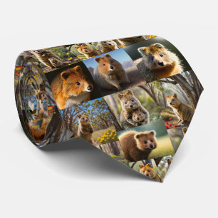 Corbata "Quokka Chronicles: Un Collage de fotos conmovedor