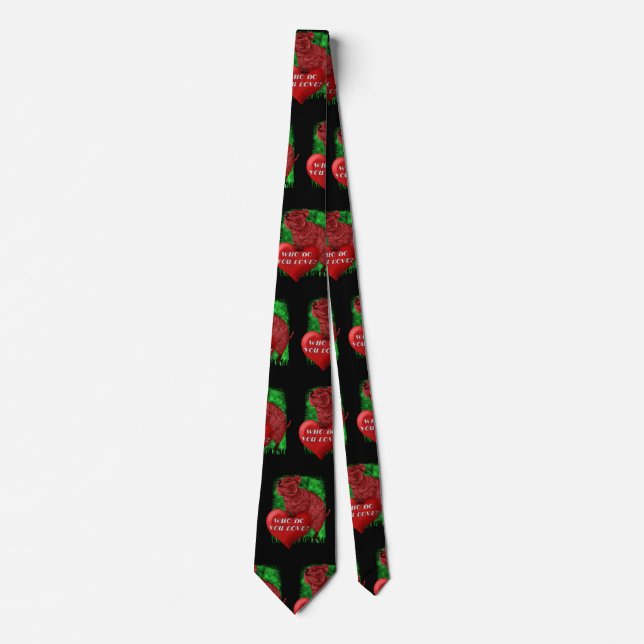 Corbata Quokka Love Tie (Anverso)