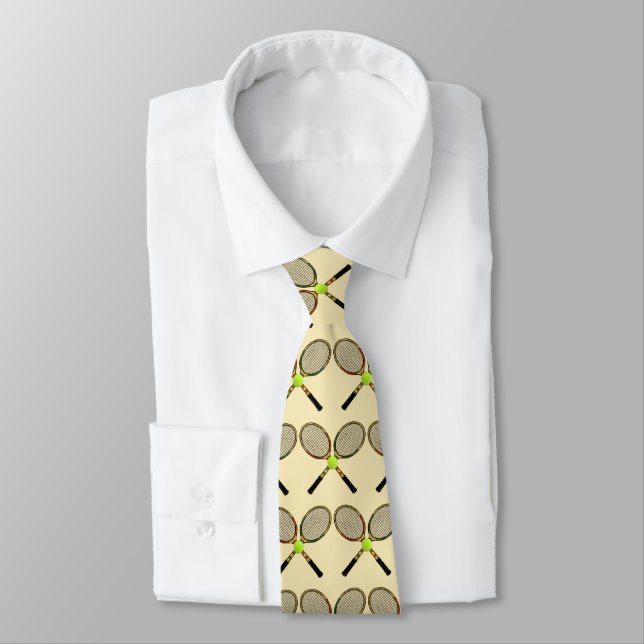 Corbata Racas de tenis (Atado)