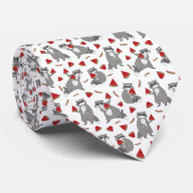 Racconon lindo con patrón de sandía