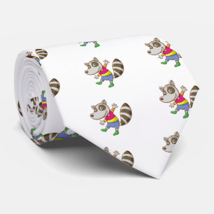 Corbata Raccoon personalizado