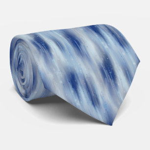 Corbata Rachas de lluvia impresionistas abstractas etéreas