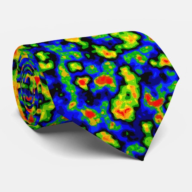 Corbata Radar Nubes (Enrollado)