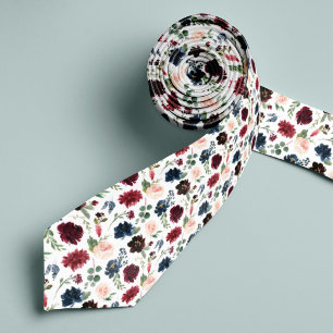 Corbata Radiant Bloom   Estampado Floral