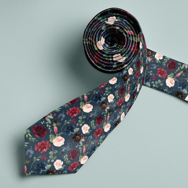 Corbata Radiant Bloom | Estampado Floral (Subido por el creador)